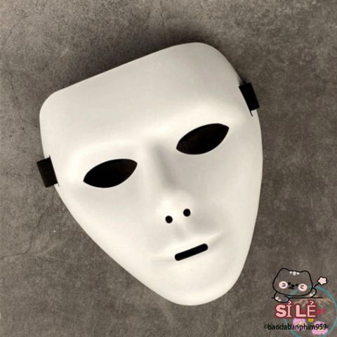 Mặt Nạ Dạ Hội Màu Trắng Jabbawockeez Phong Cách Hip Hop - Phụ Kiện Hóa Trang Độc Đáo Cho Tiệc Halloween và Sự Kiện Ấn Tượng