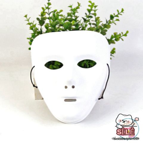 Mặt Nạ Dạ Hội Màu Trắng Jabbawockeez Phong Cách Hip Hop - Phụ Kiện Hóa Trang Độc Đáo Cho Tiệc Halloween và Sự Kiện Ấn Tượng