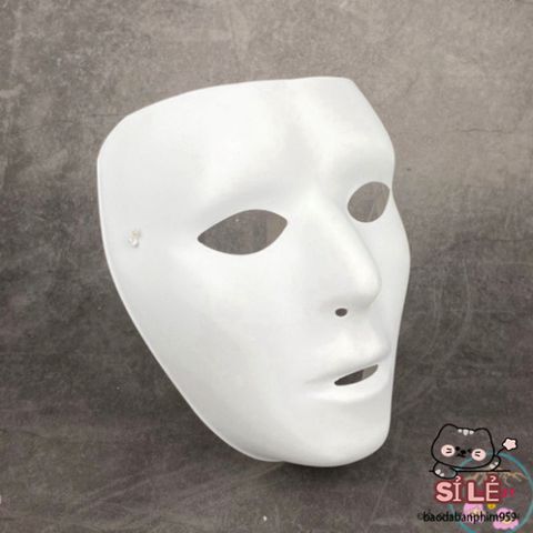 Mặt Nạ Dạ Hội Màu Trắng Jabbawockeez Phong Cách Hip Hop - Phụ Kiện Hóa Trang Độc Đáo Cho Tiệc Halloween và Sự Kiện Ấn Tượng