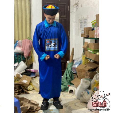 Bộ Trang Phục Halloween Độc Đáo - Cương Thi, Thầy Pháp Sư, Diêm Vương và Hắc Bạch Vô Thường - Thời Trang Hóa Trang Đẹp mắt cho Bữa Tiệc