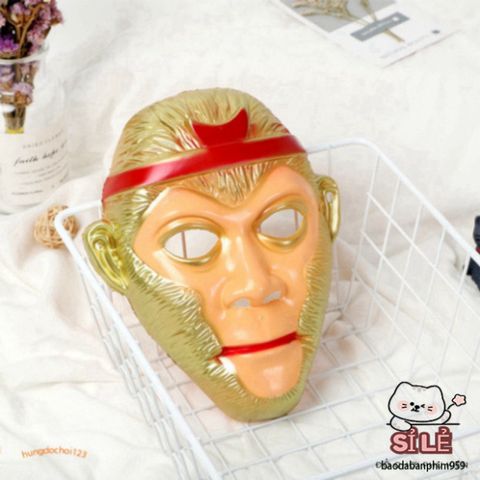 Mặt Nạ Hóa Trang Tôn Ngộ Không - Phụ Kiện Cosplay Tây Du Ký Thú Vị, Biểu Tượng Văn Hóa Trung Hoa, Món Quà Độc Đáo Cho Người Yêu Thích Tiểu Thuyết