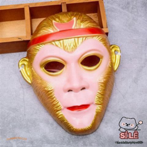 Mặt Nạ Hóa Trang Tôn Ngộ Không - Phụ Kiện Cosplay Tây Du Ký Thú Vị, Biểu Tượng Văn Hóa Trung Hoa, Món Quà Độc Đáo Cho Người Yêu Thích Tiểu Thuyết