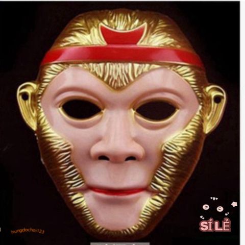 Mặt Nạ Hóa Trang Tôn Ngộ Không - Phụ Kiện Cosplay Tây Du Ký Thú Vị, Biểu Tượng Văn Hóa Trung Hoa, Món Quà Độc Đáo Cho Người Yêu Thích Tiểu Thuyết
