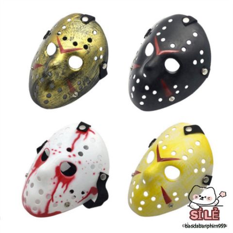 Mặt Nạ Jason Voorhees Halloween - Phụ Kiện Cosplay Phim Kinh Dị Khúc Côn Cầu, Độc Đáo Cho Ngày Hội Hóa Trang