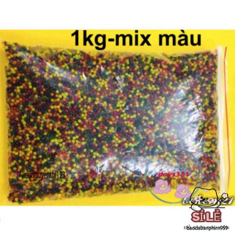 Hạt Nở Khổng Lồ 1KG - Viên Siêu Lớn Đầy Màu Sắc cho Thủ Công và Trang Trí - Tạo Điểm Nhấn Sáng Tạo Cho Ngôi Nhà Bạn