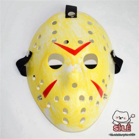 Mặt Nạ Halloween Jason Đáng Sợ - Đạo Cụ Tiệc Tùng Độc Đáo, Phụ Kiện Cosplay Hóa Trang Mới Lạ, Nhiều Màu Sắc Thời Trang