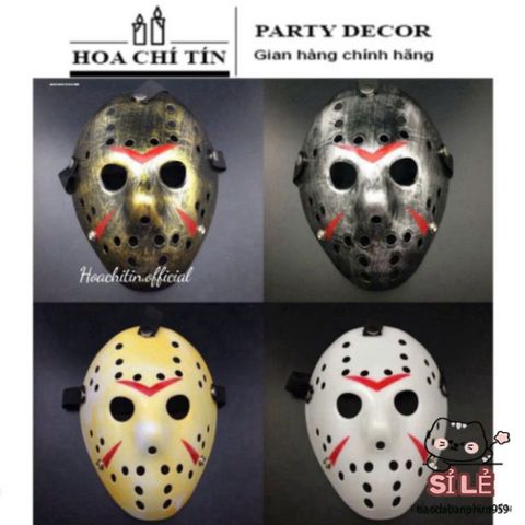 Mặt Nạ Jason Voorhees Halloween - Phụ Kiện Hóa Trang Kinh Dị Cho Tiệc Hóa Trang Đầy Ma Mị và Ấn Tượng