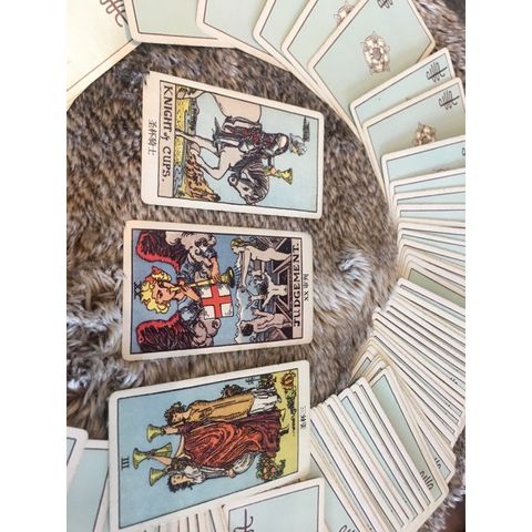 Bộ bài Tarot Smith Waite Centennial - Handmade, Bilingual Trung-Anh, Hộp Nhỏ, Giấy Dày, Quà Tặng Độc Đáo cho Tín Đồ Tarot