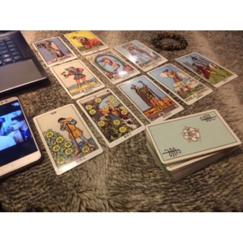 Bộ bài Tarot Smith Waite Centennial - Handmade, Bilingual Trung-Anh, Hộp Nhỏ, Giấy Dày, Quà Tặng Độc Đáo cho Tín Đồ Tarot