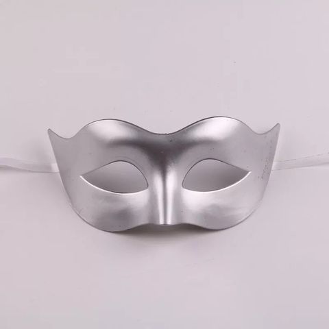 Mặt Nạ Nửa Mặt Tròn Tròn Dự Tiệc Hóa Trang Halloween - Chất Liệu Nhựa Dẻo, Kích Thước 9x18cm, Đồ Trang Trí Halloween