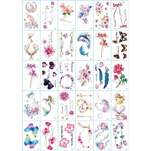 Combo 30 Tấm Xăm Dán Tatoo Thời Trang - Hình Xăm Dễ Dàng Sử Dụng, Không Gây Đau, Nhiều Mẫu Đẹp Cho Phong Cách Cá Nhân