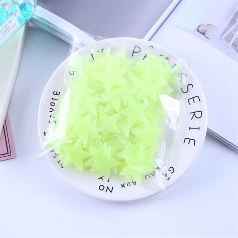 Combo 100 Gói Ngôi Sao Dạ Quang Phát Sáng + 10 Đôi Dây Buộc Giày Màu Trắng Trang Trí Phòng Ngủ Lung Linh, An Toàn