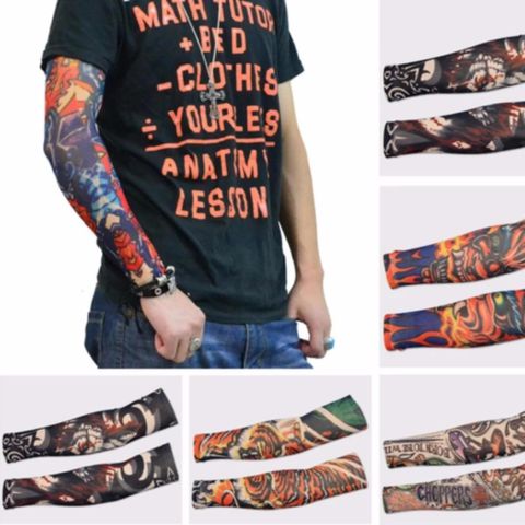 Găng Tay Hình Xăm Nghệ Thuật Chống Nắng Cho Nam Nữ - Phụ Kiện Thời Trang Độc Đáo, Phong Cách Cá Tính
