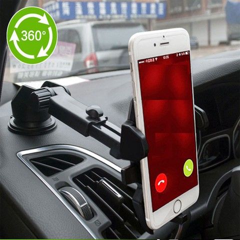 Giá Đỡ Điện Thoại Ô Tô Hít Chân Không - Giá Đỡ Bền Bỉ Gắn Kính và Táp Lô, Phù Hợp Mọi Kích Thước Điện Thoại 6-9cm