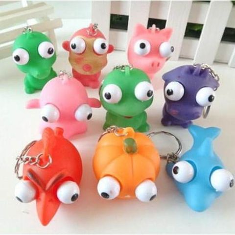 Móc Khóa Bóp Lòi Con Mắt Ngộ Nghĩnh - Phụ Kiện Thời Trang Dễ Thương, Quà Tặng Độc Đáo Cho Người Yêu Thích Họa Tiết Kỳ Lạ