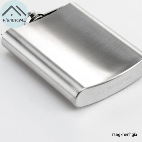 Bình Rượu Mini Inox Di Động Plumhome 4-8oz - Bình Giữ Rượu Tuyệt Vời Cho Du Lịch, Thưởng Thức Whisky, Vodka Bất Cứ Nơi Đâu