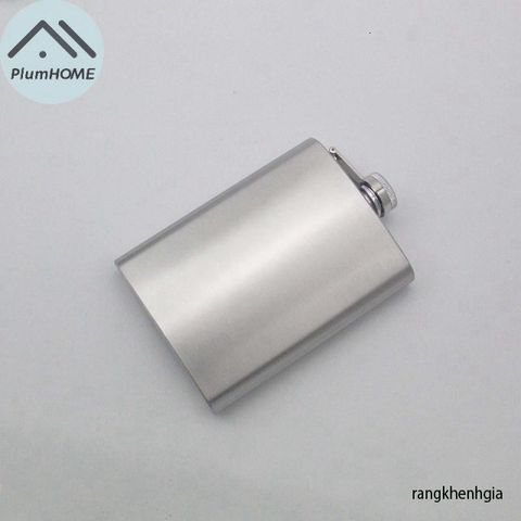 Bình Rượu Mini Inox Di Động Plumhome 4-8oz - Bình Giữ Rượu Tuyệt Vời Cho Du Lịch, Thưởng Thức Whisky, Vodka Bất Cứ Nơi Đâu