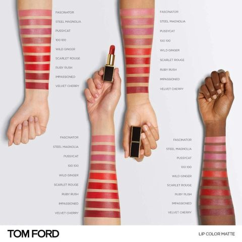 Son Lì Tom Ford Lip Color 15 Wild Ginger - Chất Lì Màu Cam Đỏ Chính Hãng, Sang Trọng và Dễ Dàng Kết Hợp Với Mọi Trang Điểm