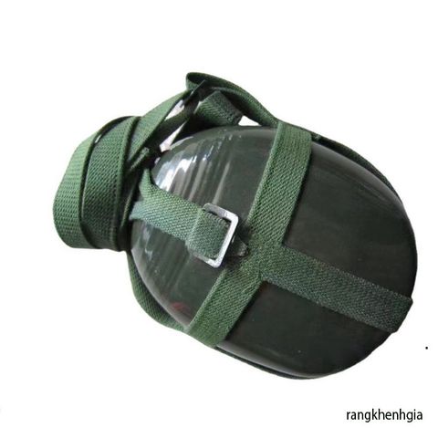 Bình Tông Nhôm 2L Cổ Điển Bi Đông - Bình Đựng Nước Du Lịch Tiện Lợi, Chống Gỉ, Dễ Mang Theo, Hợp Cho Dã Ngoại