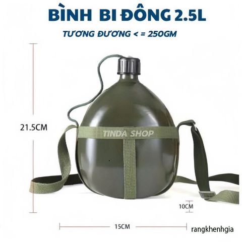 Bình Nhôm Cổ Điển Siêu Nhẹ 1L - Đựng Nước và Rượu Hoàn Hảo Cho Thám Hiểm Cắm Trại, Phượt - Món Quà Tươi Sáng Cho Tín Đồ Yêu Thích