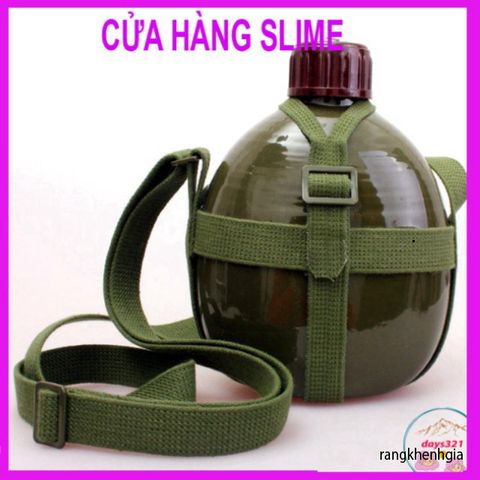 Bình Tông Kim Loại Nhôm Cổ Điển - Bi Đông Dụng Tích 1L, 2L, 3L Cho Nước & Rượu, Đồ Đi Phượt, Du Lịch Tiện Lợi