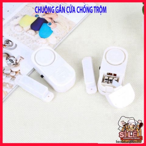 Chuông Báo Chống Trộm An Ninh Dễ Lắp Ráp - Thiết Bị Cửa Bảo Vệ An Toàn Gia Đình, Âm Thanh Cảnh Báo 105dB
