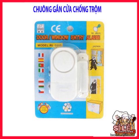 Chuông Báo Chống Trộm An Ninh Dễ Lắp Ráp - Thiết Bị Cửa Bảo Vệ An Toàn Gia Đình, Âm Thanh Cảnh Báo 105dB