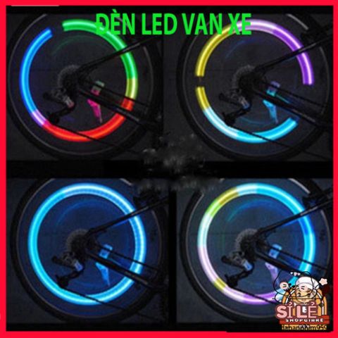 Đèn LED Gắn Van Bánh Xe Chống Nước cho Ô Tô, Xe Máy, Xe Đạp - Phát Sáng Nắp Van Ấn Tượng với Màu Sắc Đa Dạng