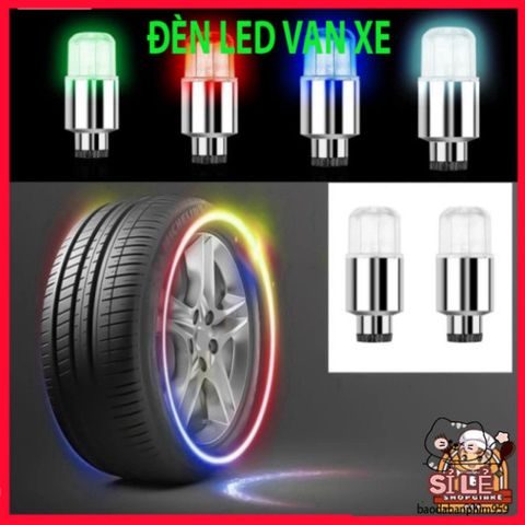 Đèn LED Gắn Van Bánh Xe Chống Nước cho Ô Tô, Xe Máy, Xe Đạp - Phát Sáng Nắp Van Ấn Tượng với Màu Sắc Đa Dạng