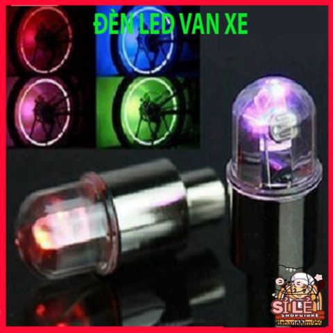 Đèn LED Gắn Van Bánh Xe Chống Nước cho Ô Tô, Xe Máy, Xe Đạp - Phát Sáng Nắp Van Ấn Tượng với Màu Sắc Đa Dạng