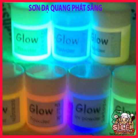Sơn Dạ Quang 9 Màu 22ml - Sơn Phát Sáng Mạnh Mẽ Cho Trang Trí, An Toàn Cho Da, Dễ Rửa Sạch, Tạo Hiệu Ứng Lung Linh Đêm Tối