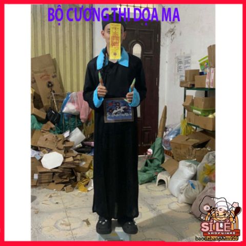 Trang Phục Halloween Hắc Bạch Vô Thường - Diêm Vương Pháp Sư cho Người Lớn, Bộ Hóa Trang Độc Đáo và Ấn Tượng
