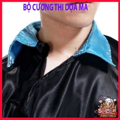 Trang Phục Halloween Hắc Bạch Vô Thường - Diêm Vương Pháp Sư cho Người Lớn, Bộ Hóa Trang Độc Đáo và Ấn Tượng