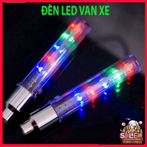 Đèn LED Trang Trí Nắp Van Xe Đạp - Nhiều Màu Sắc, Chống Thấm, Dễ Dàng Lắp Đặt, Phụ Kiện Hoàn Hảo Cho Xe Máy và Xe Đạp