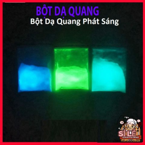 Bột Dạ Quang Mịn Phát Sáng Trong Bóng Tối - Túi 10g Nhiều Màu Sắc, Trang Trí Nội Thất, Tiệc Tùng, Nghệ Thuật Sáng Tạo