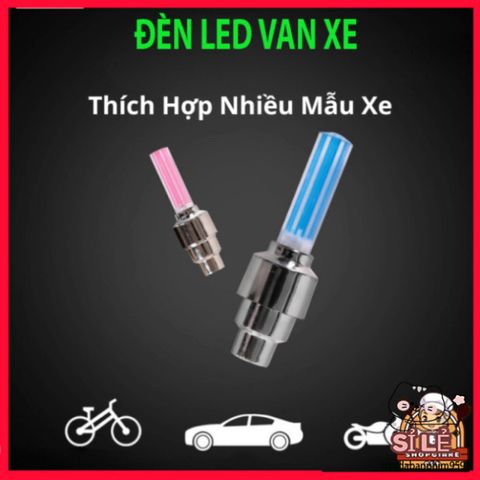 Đèn LED Gắn Bánh Xe Đạp Xe Máy - Nắp Van Phát Sáng Độc Đáo, Nhiều Màu Sắc Bắt Mắt, Cảm Biến Chuyển Động Tiện Lợi