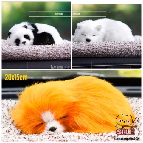 Thú Bông Khử Mùi Than Hoạt Tính Dễ Thương - Phụ Kiện Trang Trí Ô Tô và Bàn Làm Việc, Lọc Không Khí Tự Nhiên