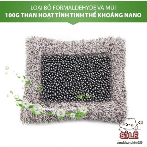 Thú Bông Khử Mùi Than Hoạt Tính Dễ Thương - Phụ Kiện Trang Trí Ô Tô và Bàn Làm Việc, Lọc Không Khí Tự Nhiên