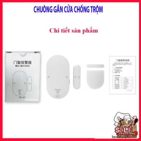 Thiết Bị Chống Trộm CTFAST MC-03 - Chuông Đa Chức Năng Cảnh Báo Khi Mở Cửa, Bảo Vệ Ngôi Nhà Thông Minh, Âm Thanh Lên Đến 130 Decibel