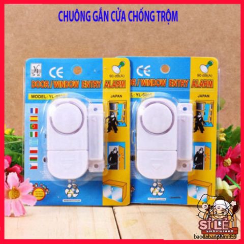 Chuông Báo Động Chống Trộm Gắn Cửa YL-323 - Thiết Bị An Ninh Gia Đình Hiện Đại, Cảm Biến Nhạy, Âm Thanh 105dB