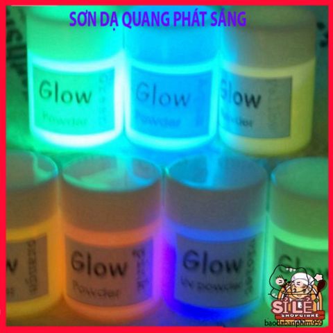 Sơn Dạ Quang 9 Màu Phát Sáng Mạnh Mẽ - Sơn 22ml An Toàn, Dễ Dùng Cho Trang Trí Nghệ Thuật, Tạo Hiệu Ứng Độc Đáo