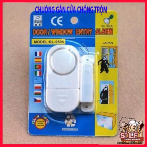 Chuông Cảm Ứng Gắn Cửa Thông Báo Chống Trộm Loại 1 - Nhỏ Gọn Âm Thanh 105dB, Bảo Vệ An Ninh Ngôi Nhà Của Bạn
