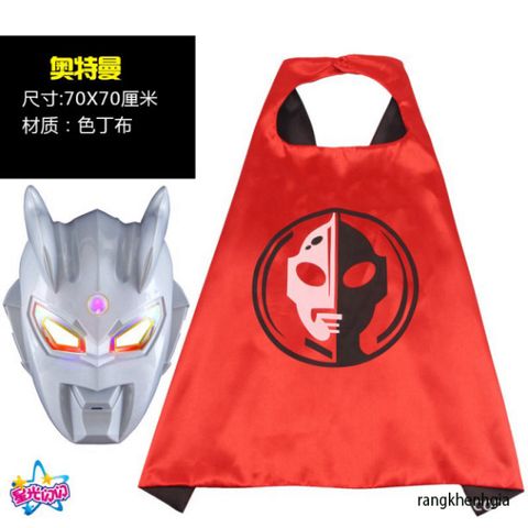 Bộ Trang Phục Siêu Anh Hùng Cho Trẻ Em - Áo Choàng và Mặt Nạ Halloween Marvel, Hoá Trang Vui Nhộn, Quà Sinh Nhật Thú Vị