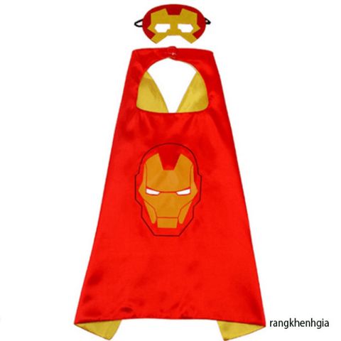 Bộ Trang Phục Áo Choàng Avengers Kèm Mặt Nạ - Siêu Anh Hùng Marvel Dành Cho Trẻ Em Hóa Trang Lễ Hội Halloween, Sinh Nhật