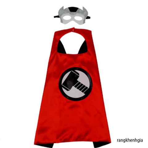 Bộ Trang Phục Áo Choàng Avengers Kèm Mặt Nạ - Siêu Anh Hùng Marvel Dành Cho Trẻ Em Hóa Trang Lễ Hội Halloween, Sinh Nhật