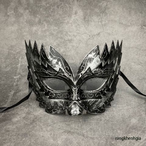Mặt Nạ Hóa Trang Nửa Mặt Phong Cách Venetian Cổ Điển - Thích Hợp Cho Tiệc Halloween, Vũ Hội, Đẳng Cấp và Sang Trọng