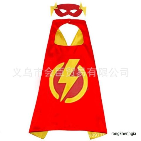 Áo Choàng Siêu Nhân Hoá Trang Trung Thu & Halloween Cho Bé - Kèm Mặt Nạ Độc Đáo, Vải Mềm An Toàn, Thích Hợp Cho Dịp Lễ Hội