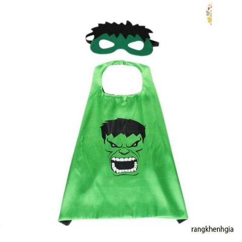 Áo Choàng Siêu Nhân Hoá Trang Trung Thu & Halloween Cho Bé - Kèm Mặt Nạ Độc Đáo, Vải Mềm An Toàn, Thích Hợp Cho Dịp Lễ Hội