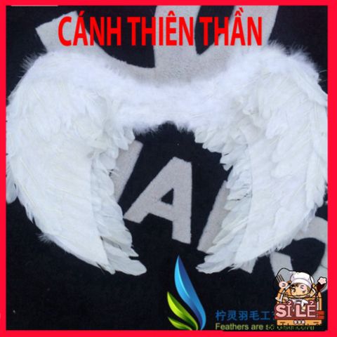 Bộ Cosplay Cánh Thiên Thần Trắng cho Bé - Lễ Hội, Hóa Trang, Chụp Hình - Chất Liệu Lông Giả, Nhiều Kích Cỡ, Thiết Kế Dễ Thương