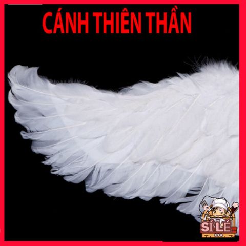 Bộ Cánh Lông Vũ Trắng Dễ Thương Cho Bé - Phụ Kiện Tiệc Tùng Thoải Mái, Chất Liệu Tự Nhiên, Kích Thước Linh Hoạt